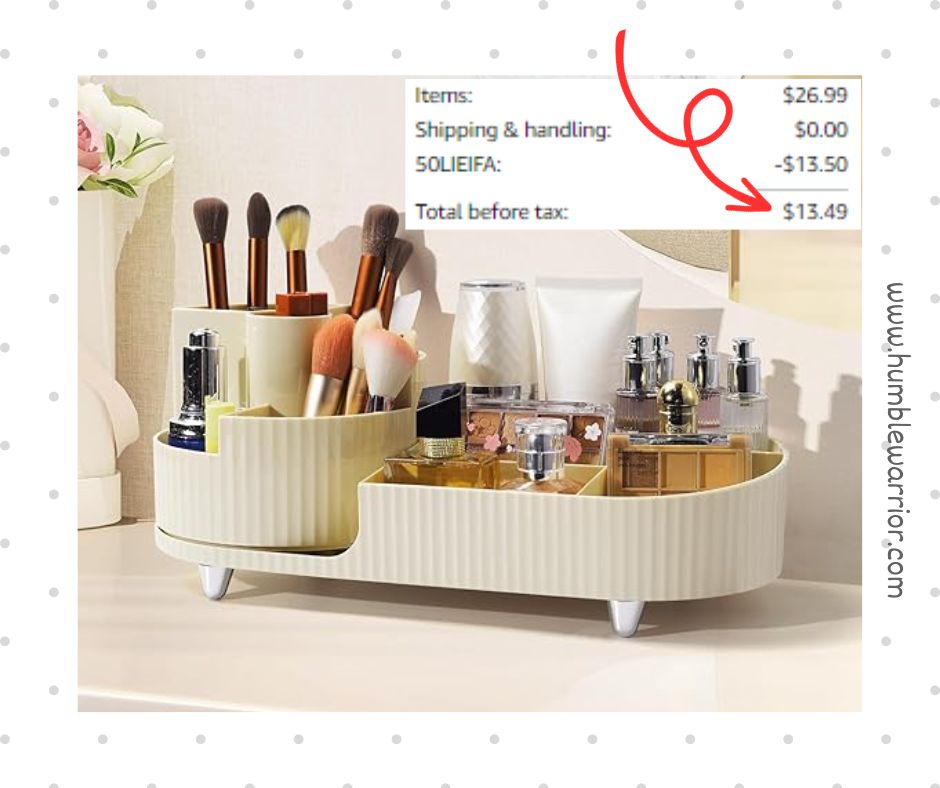 Rotating Makeup Organizer