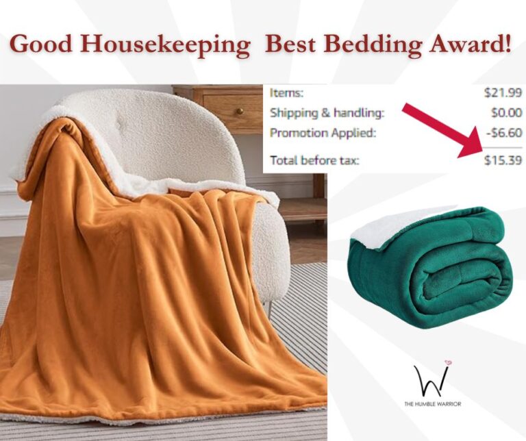 Bedsure Sherpa Fleece Throw Blanket