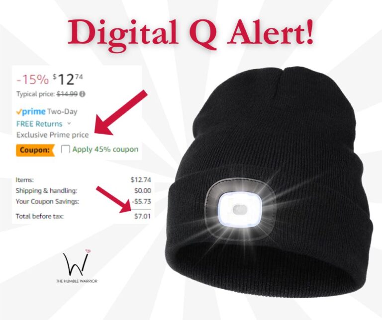Unisex LED Beanie with Light