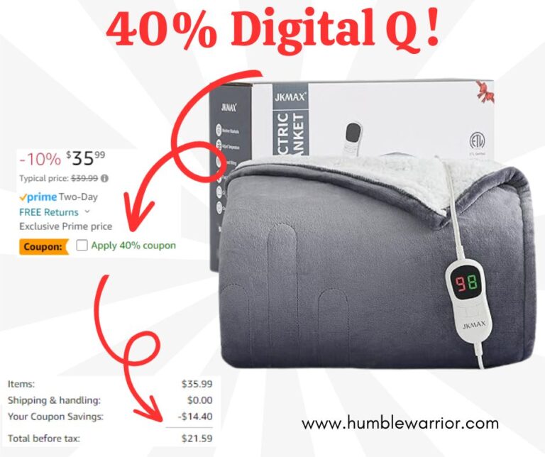 JKMAX Heated Blanket Electric Blanket