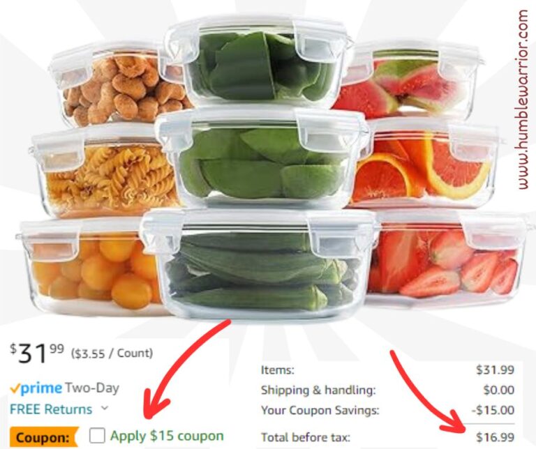 HOMBERKING 18 piece Glass Food Storage Containers