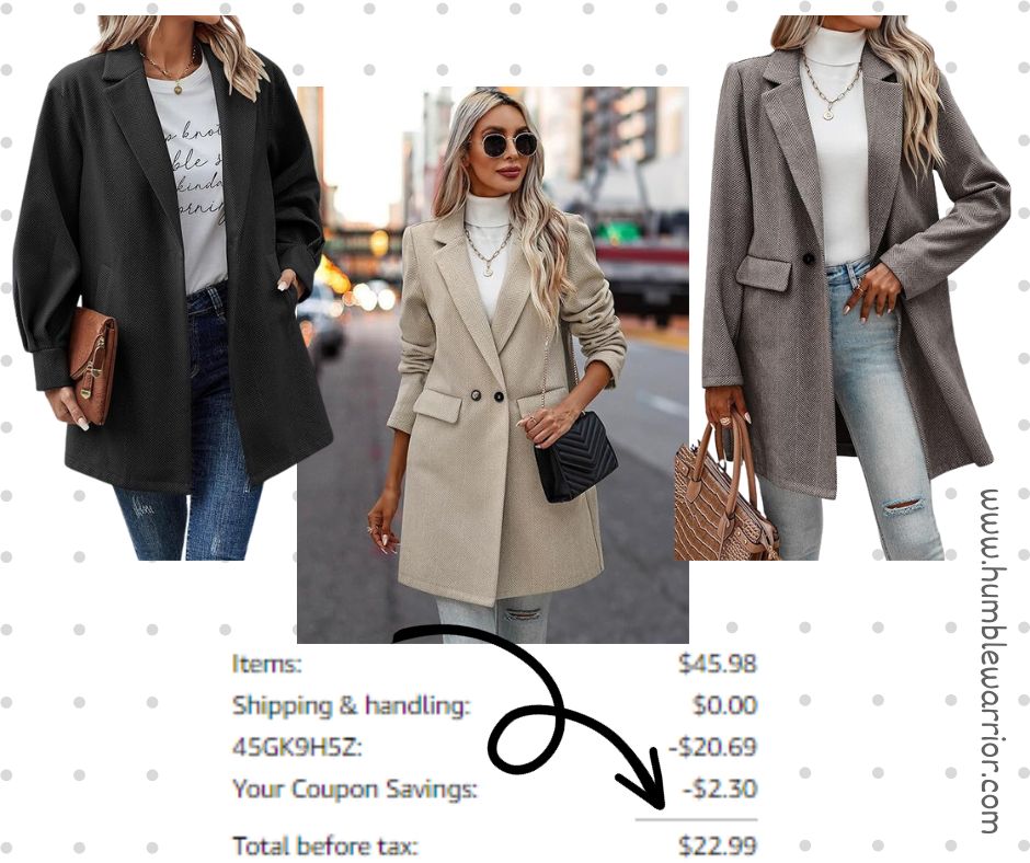 Angashion Women’s Casual Blazer