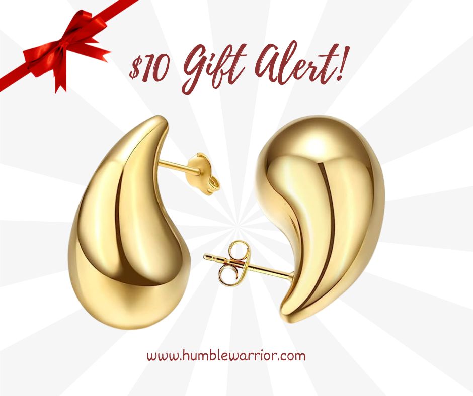 Bottega Veneta Inspired Teardrop Earrings