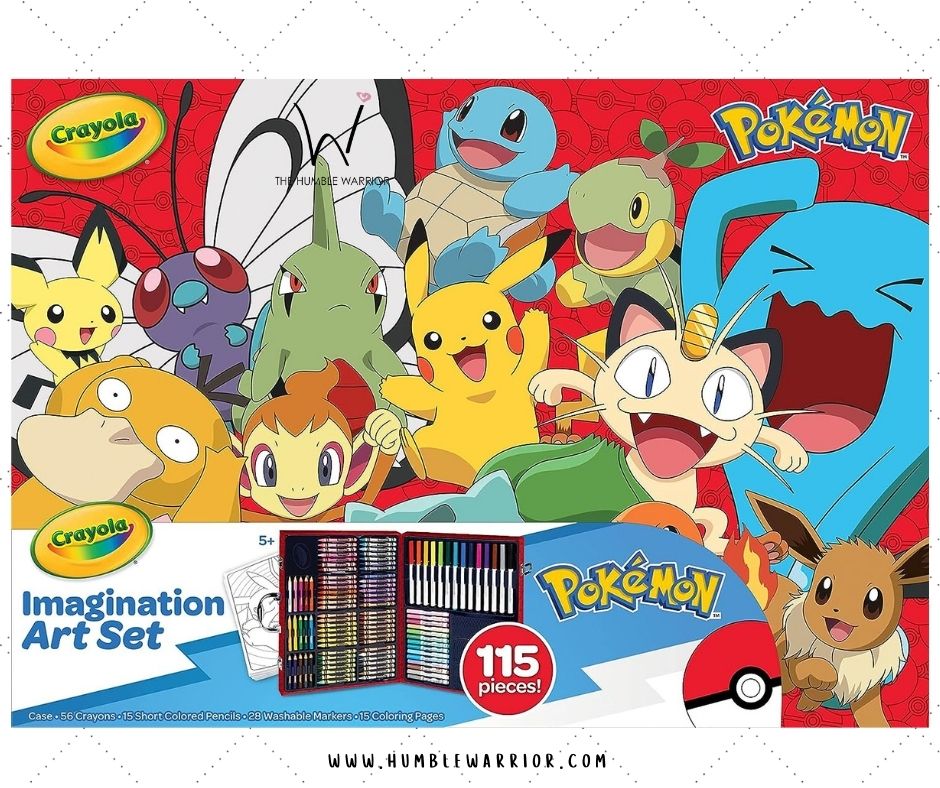 Crayola Pokémon Imagination Art Coloring Set!!
