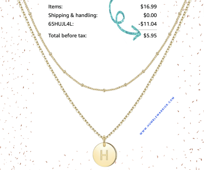 IEFWEEL Gold Plated Layered Initial Necklace!