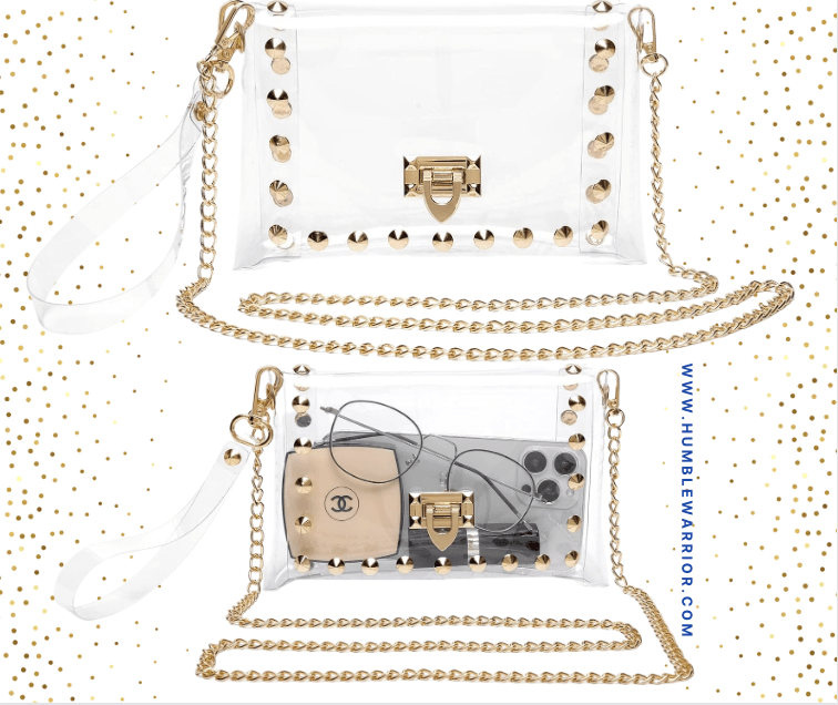 YikuStyle Clear Stadium-Approved Crossbody Bag!