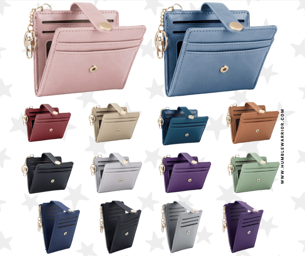 POIUGOYA Slim RFID Blocking Card Holder Wallet!