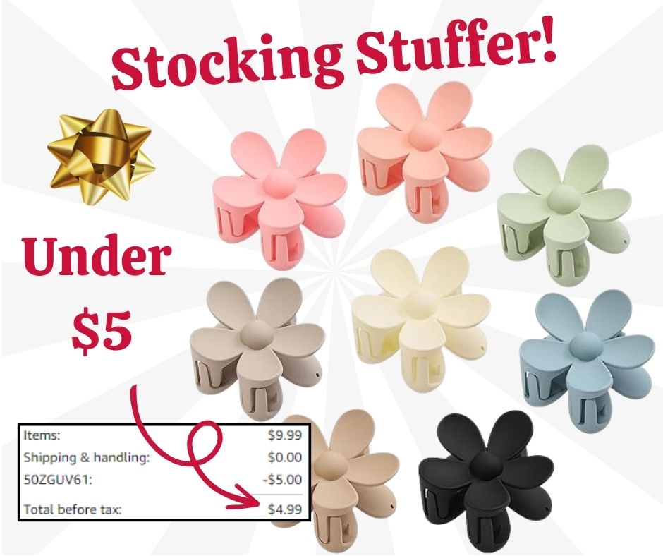 8PCS Trending Flower Claw Clips