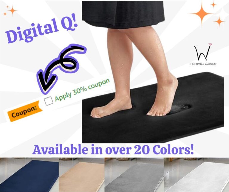 Quick Dry Genteele Bath Mats with Memory Foam