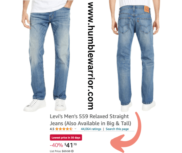 Levi’s Men’s 559 Relaxed Straight Jeans
