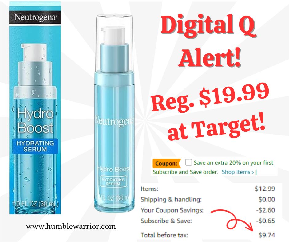 Neutrogena Hydro Boost Hydrating Hyaluronic Acid Serum!