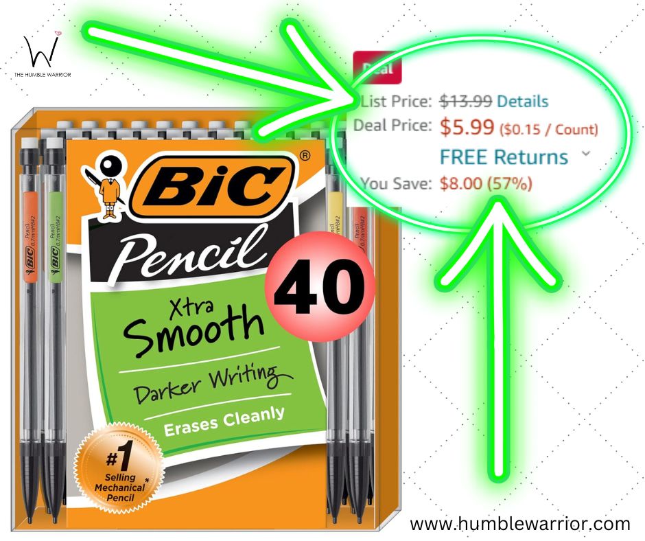 40-Count BIC Xtra-Smooth Mechanical Pencils!!