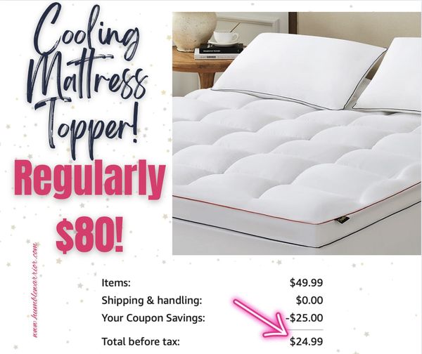 Homemate cooling mattress topper