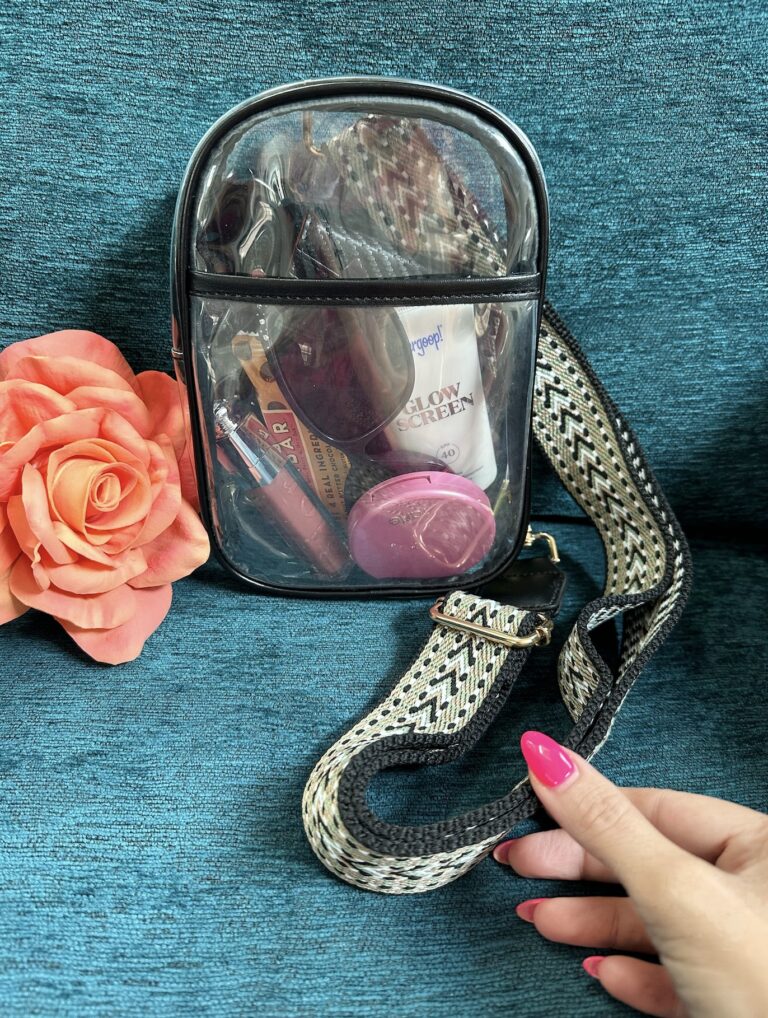 Telena Stadium Approved Clear Crossbody Bag!
