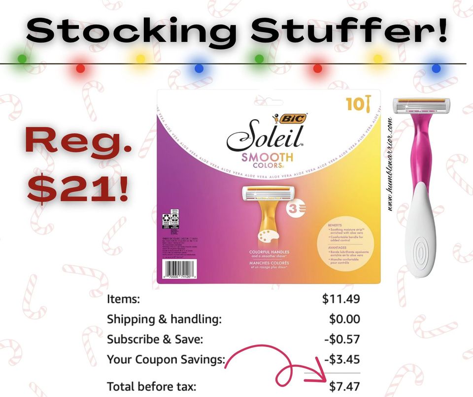 Women’s Disposable Razors With Aloe Vera and vitamin E