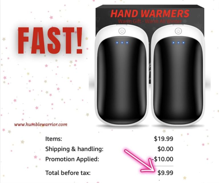 set of TWO hand warmers
