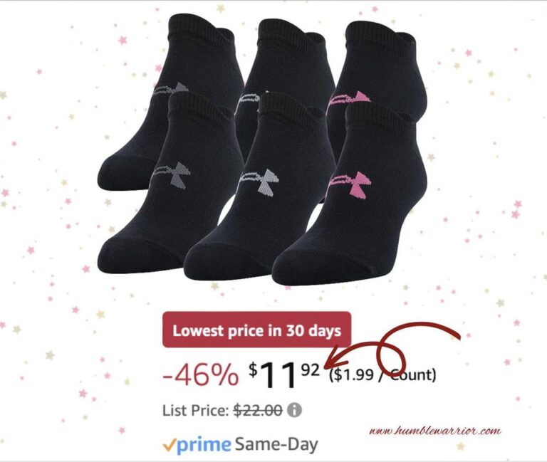Under Armour Women’s Essential 2.0 Lightweight No Show Socks