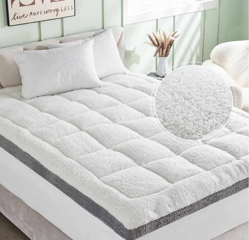 sherpa mattress toppers