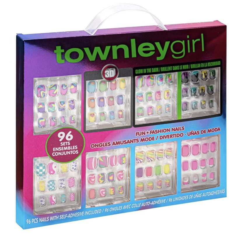 Townley Girl 96 Pcs Press-On Nail set