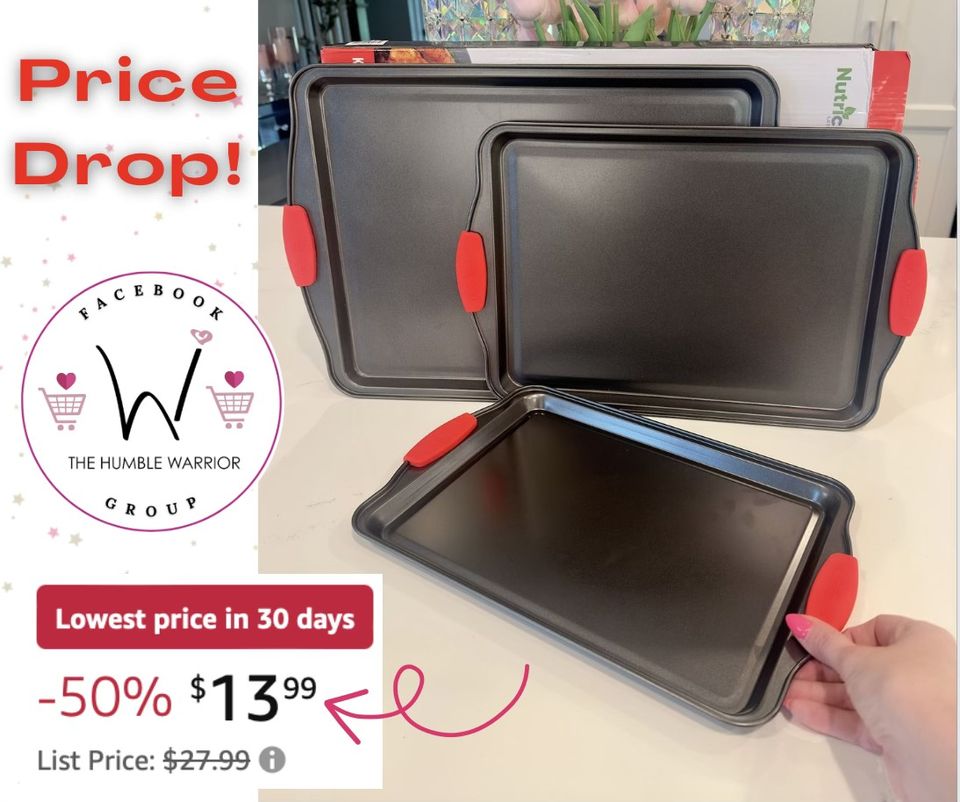 NutriChef Non-Stick Kitchen Oven Baking Pans