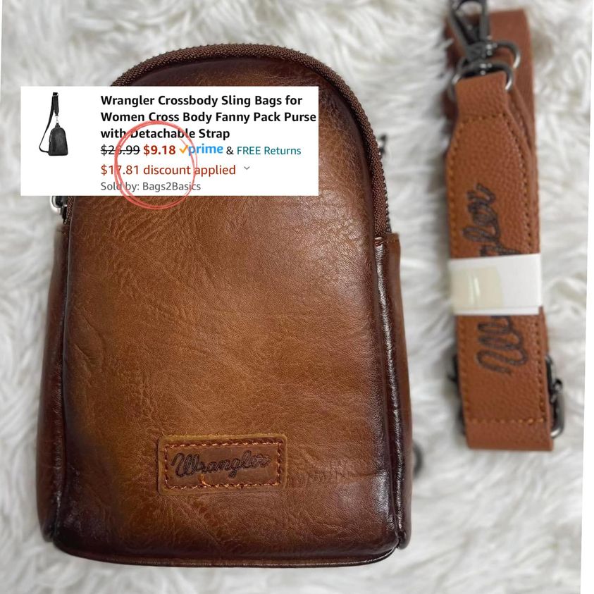 Wrangler Crossbody Sling Bags for Women