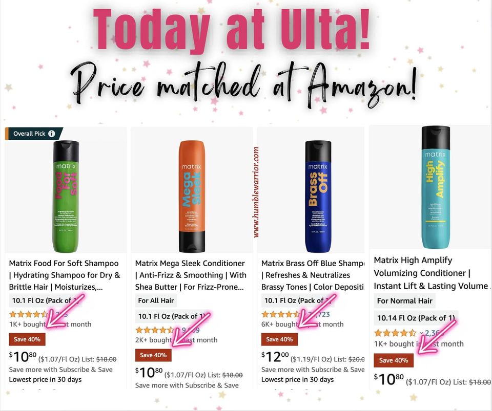 PREMIUM Haircare! Score shampoo and conditioners