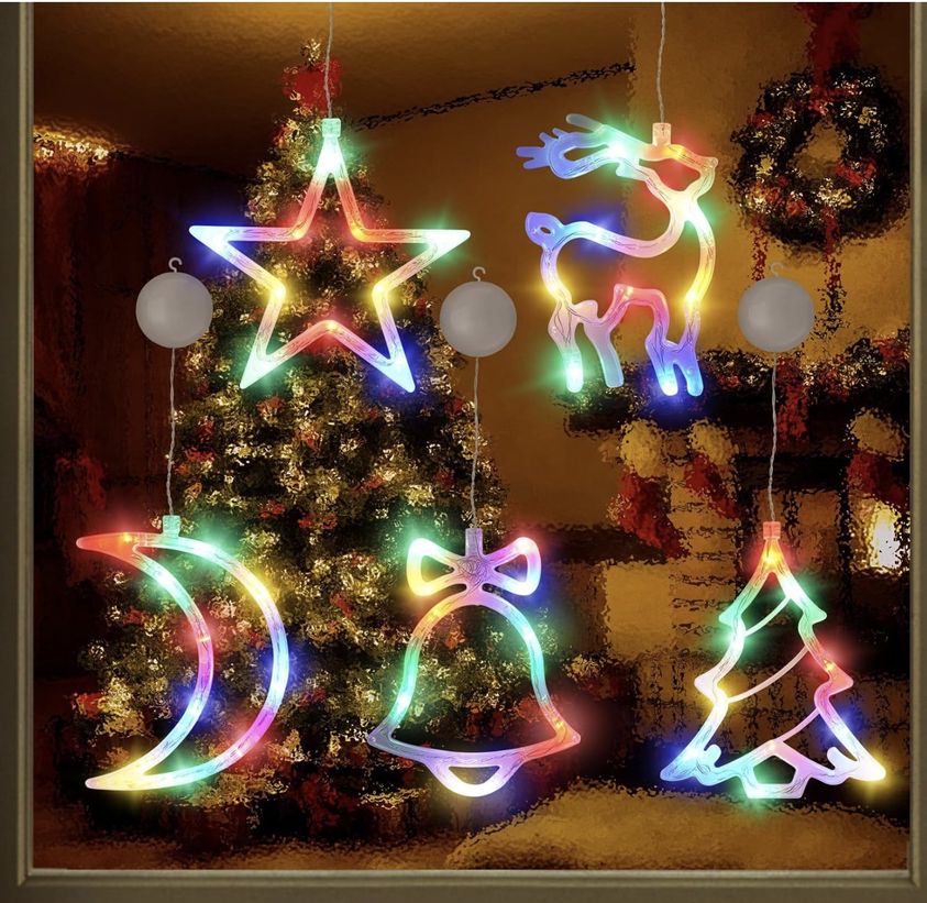 hanging window LED lights