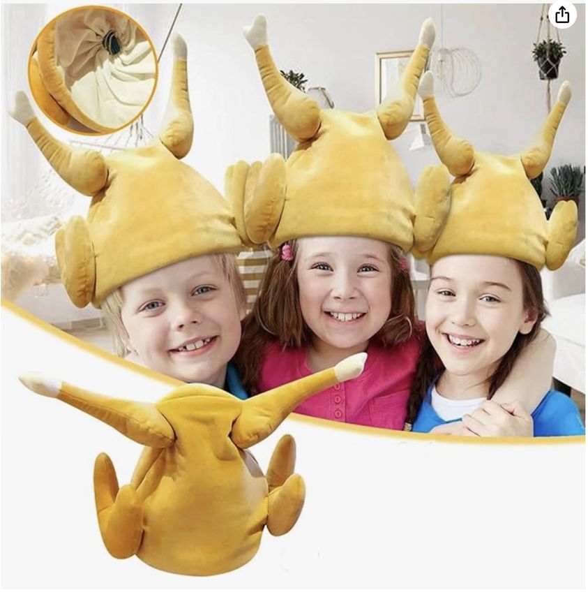 turkey hats on Turkey Day!