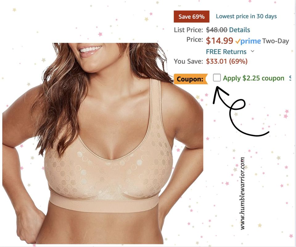 Bali Women’s Comfort Revolution Wireless, ComfortFlex Fit Full-Coverage Bra