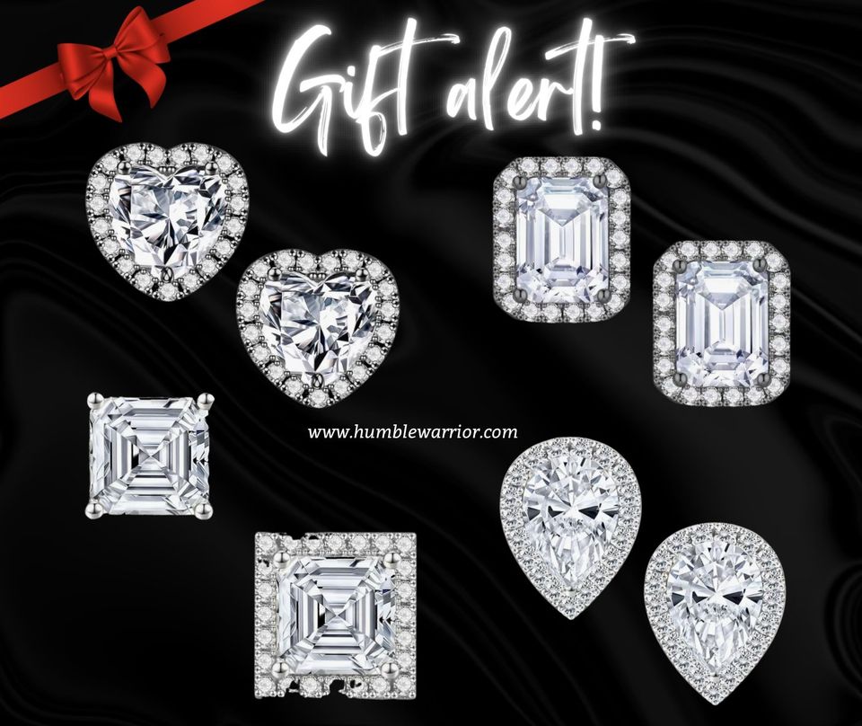 moissanite earrings