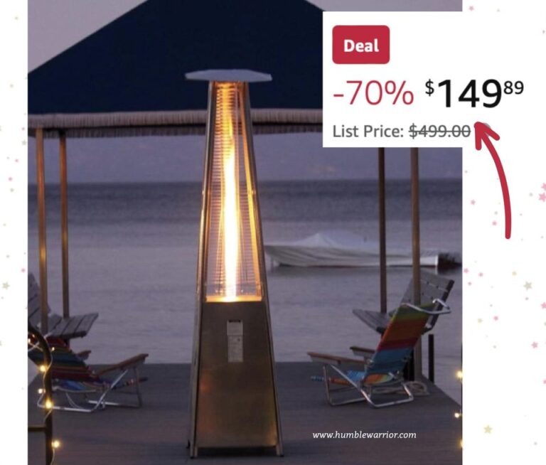 Hiland 91-Inch Tall Quartz Glass Tube Heater