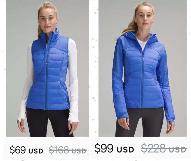 Lululemon fans! A vest and jacket on major drop.