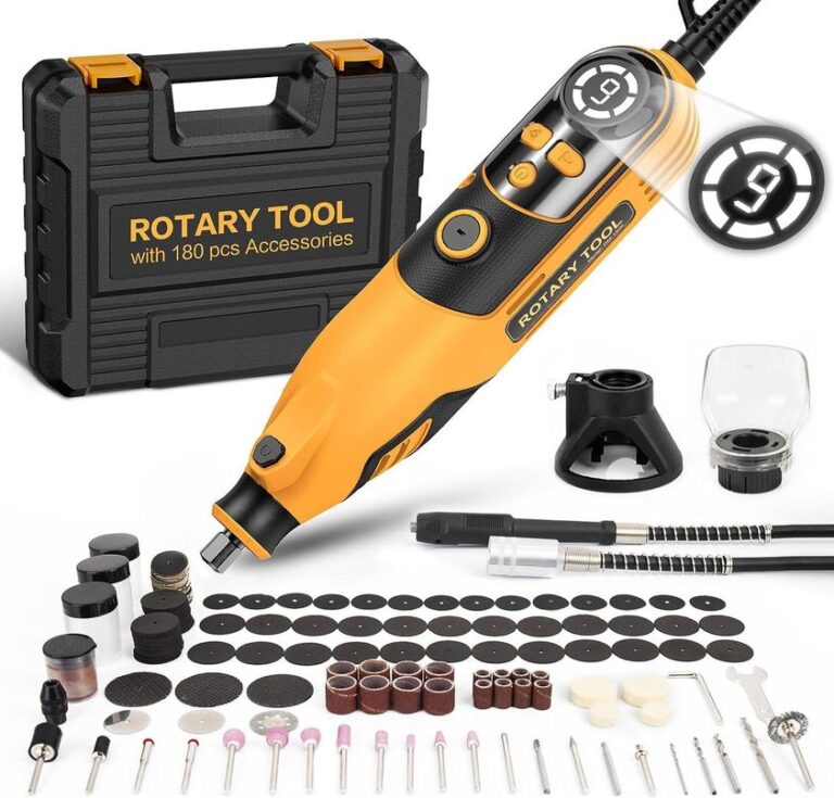 6 Speed Rotary Tool Kit W/Case & Lots of Bits