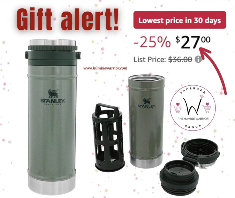 Stanley Travel Mug French Press 16oz with Double Vacuum Insulation