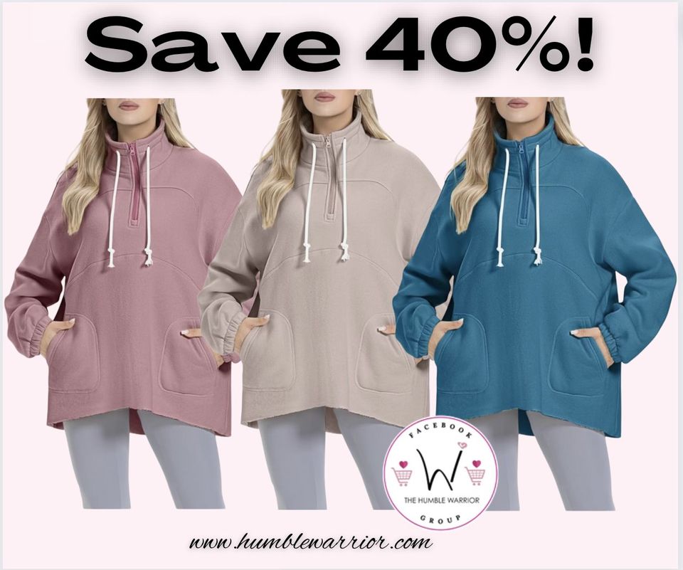 oversized comfy fleece sweatshirt
