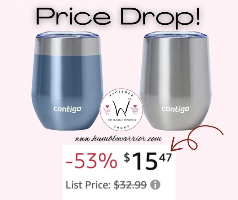 Contigo River North Stainless Steel Wine Tumbler with Spill-Proof Lid