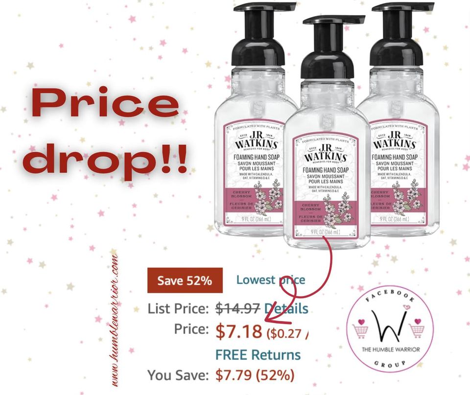 J.R. Watkins Foaming Hand Soap