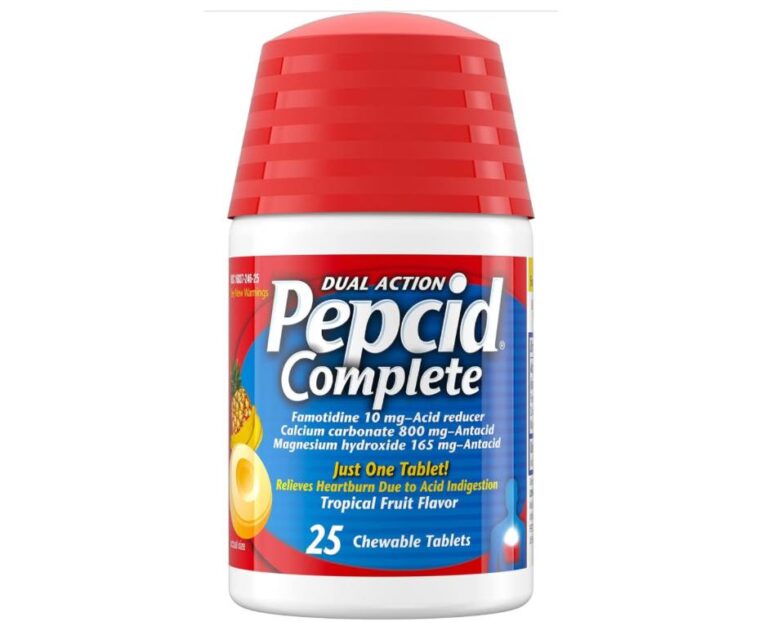 Pepcid Complete Acid Reducer + Antacid Chewables