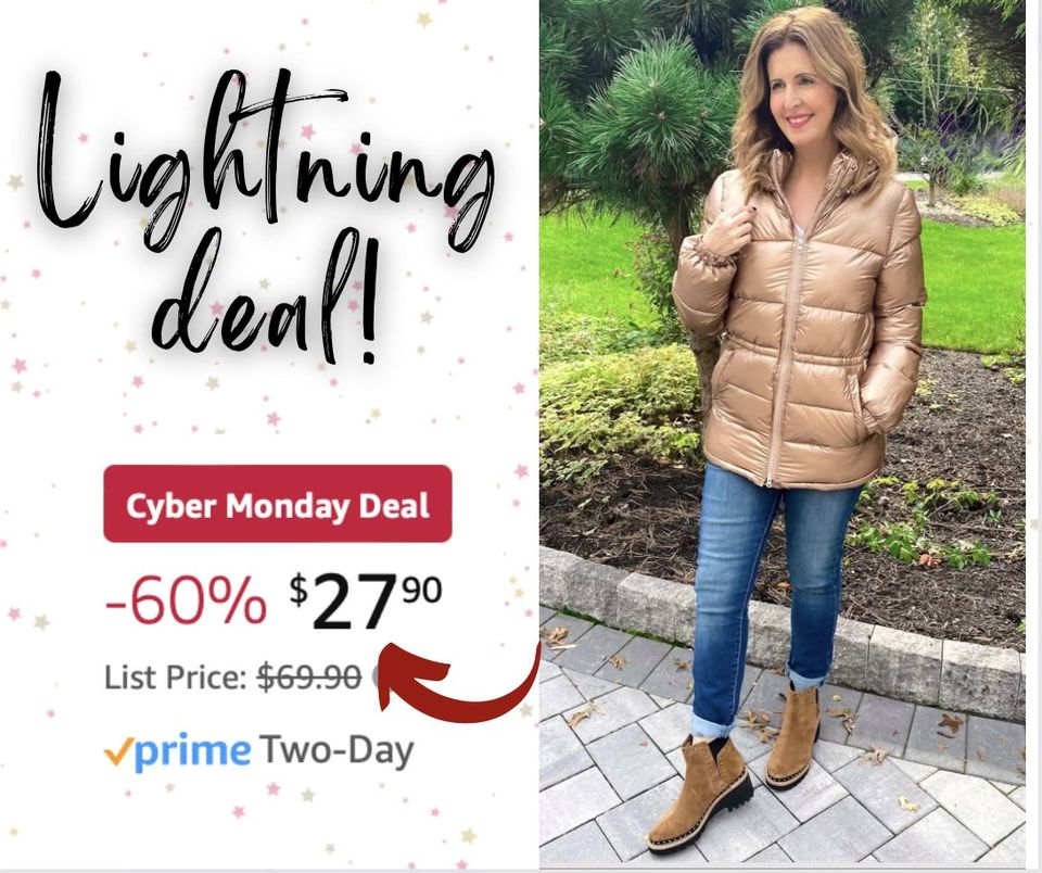 Amazon’s Must-Have metallic puffer