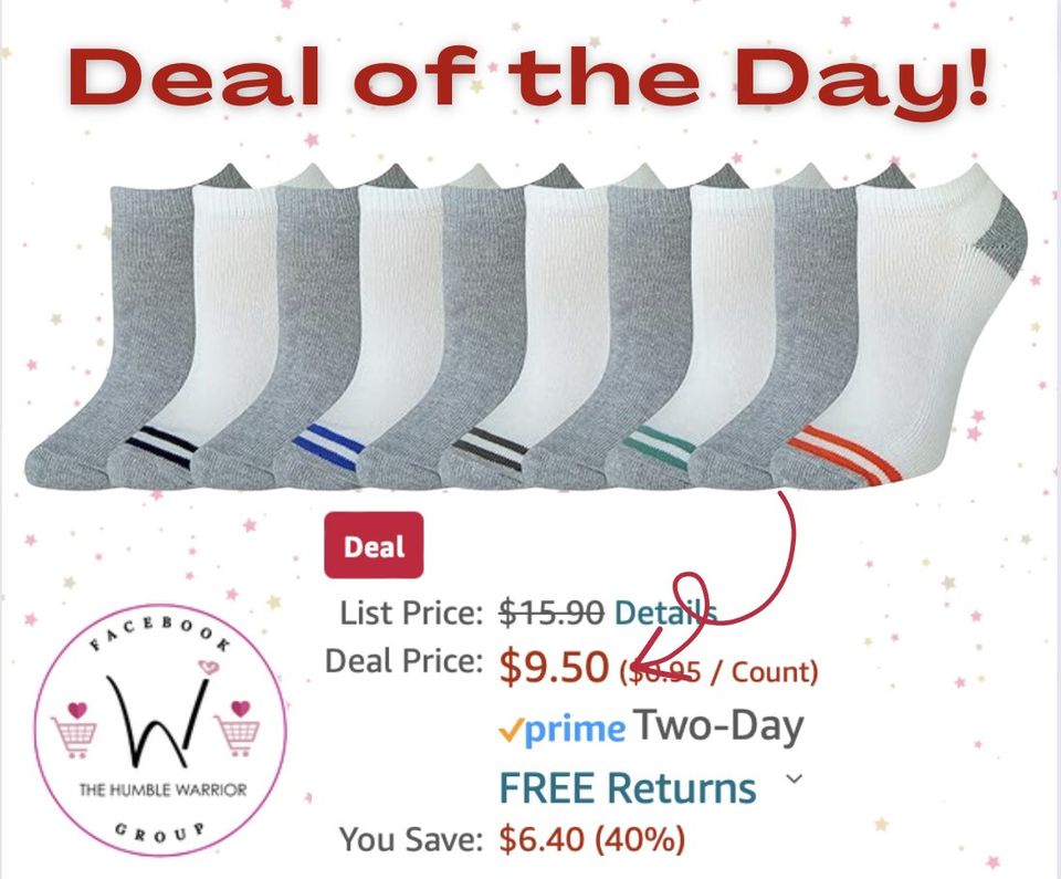 Amazon Essentials Women’s Cotton Lightly Cushioned No-Show Socks