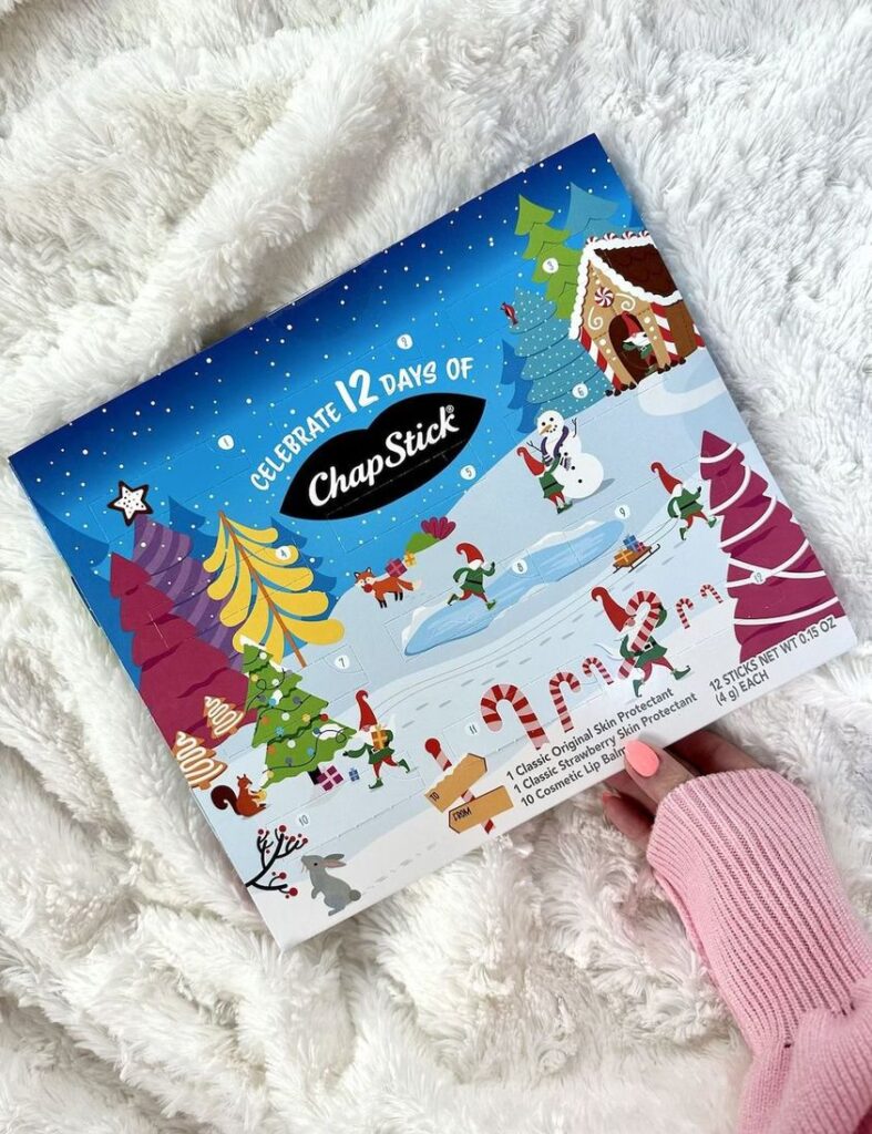 Chapstick Advent calendar