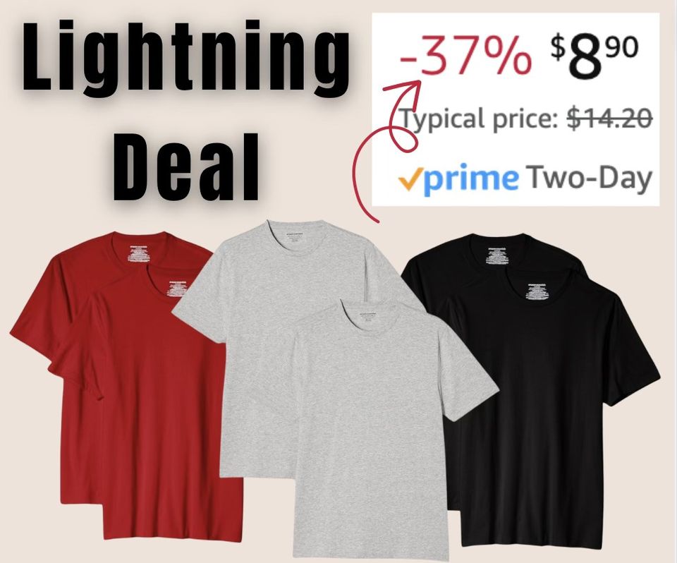Amazon Essentials Men’s Slim-Fit Short-Sleeve Crewneck T-Shirt