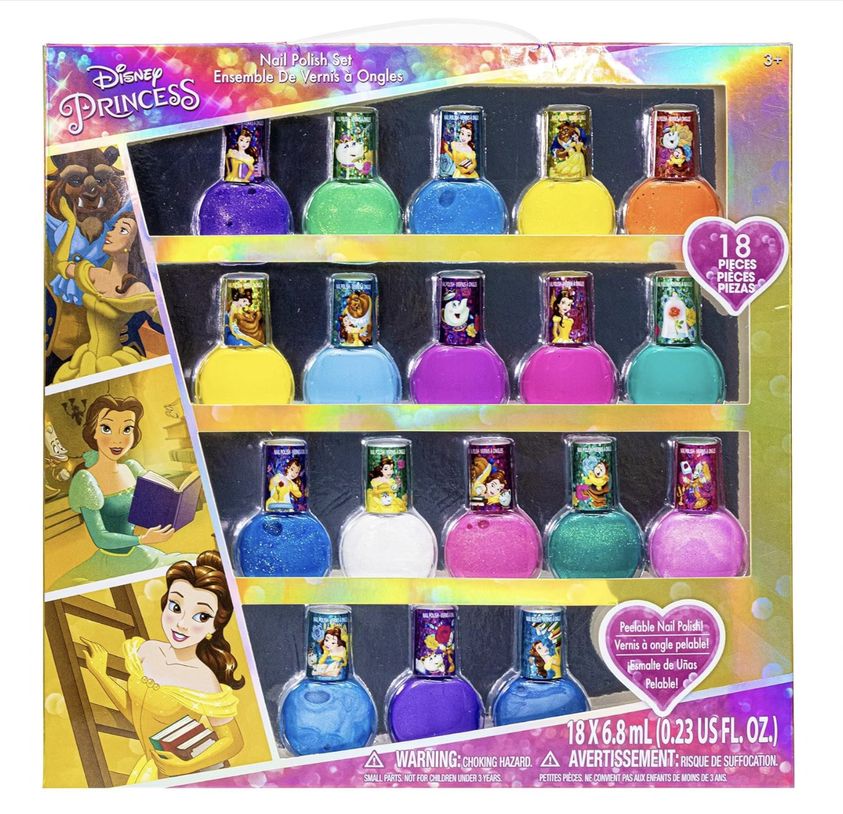 Townley Girl Disney Princess peel off nail polish set