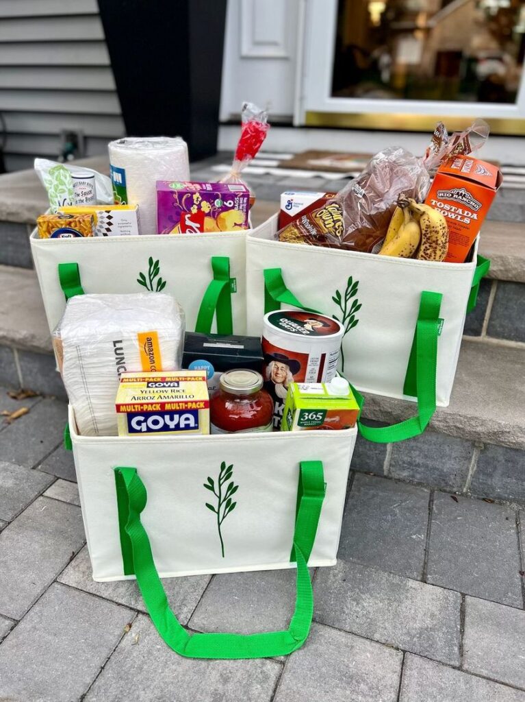 Green Bulldog Reusable Grocery Bags