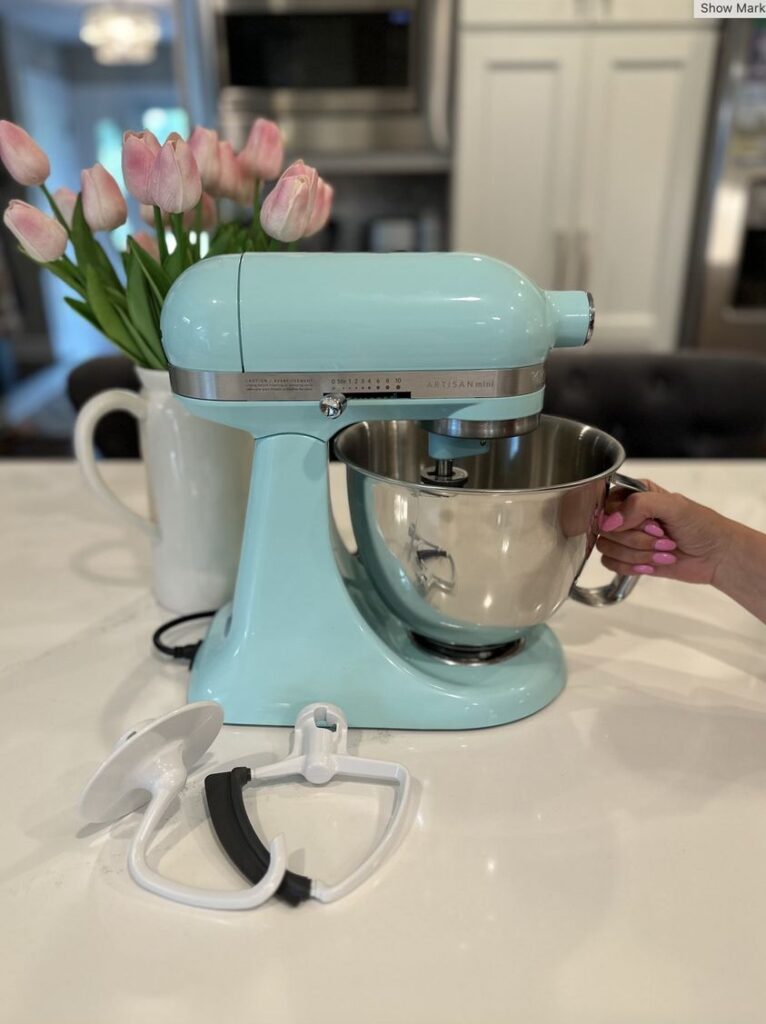 mini Kitchen Aid mixer is on today!