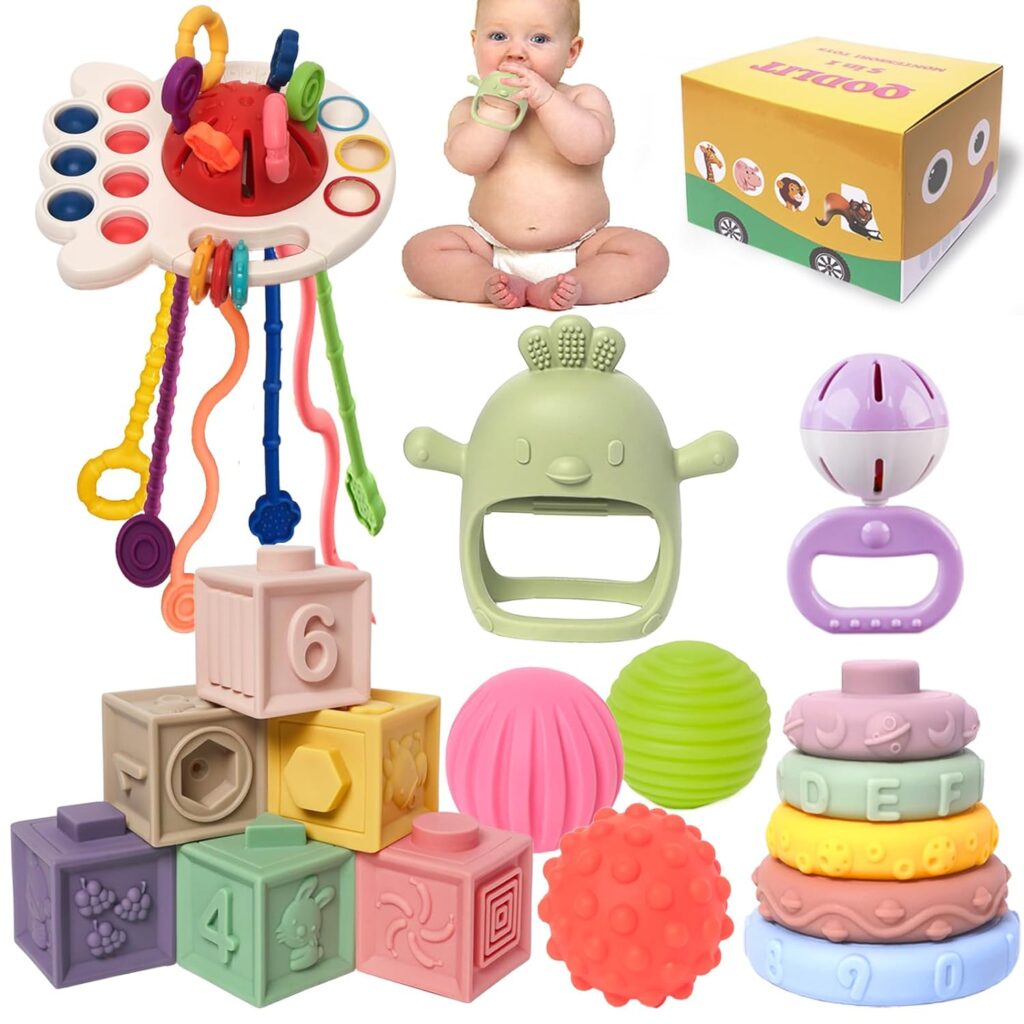 QODLIT Teething Toys Set for Baby!!