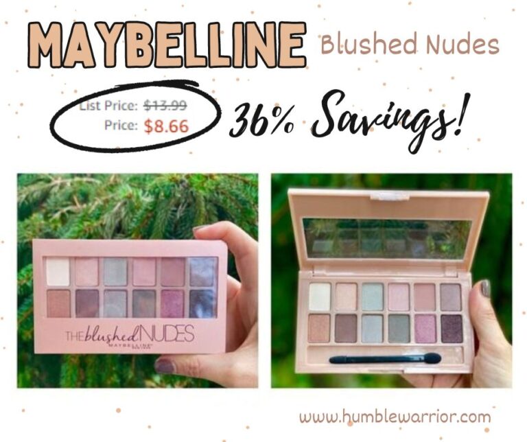 Maybelline The Blushed Nudes Eyeshadow Makeup Palette