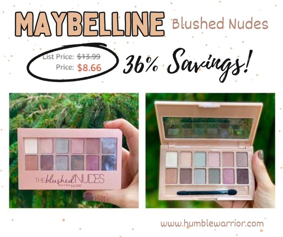 Maybelline The Blushed Nudes Eyeshadow Makeup Palette