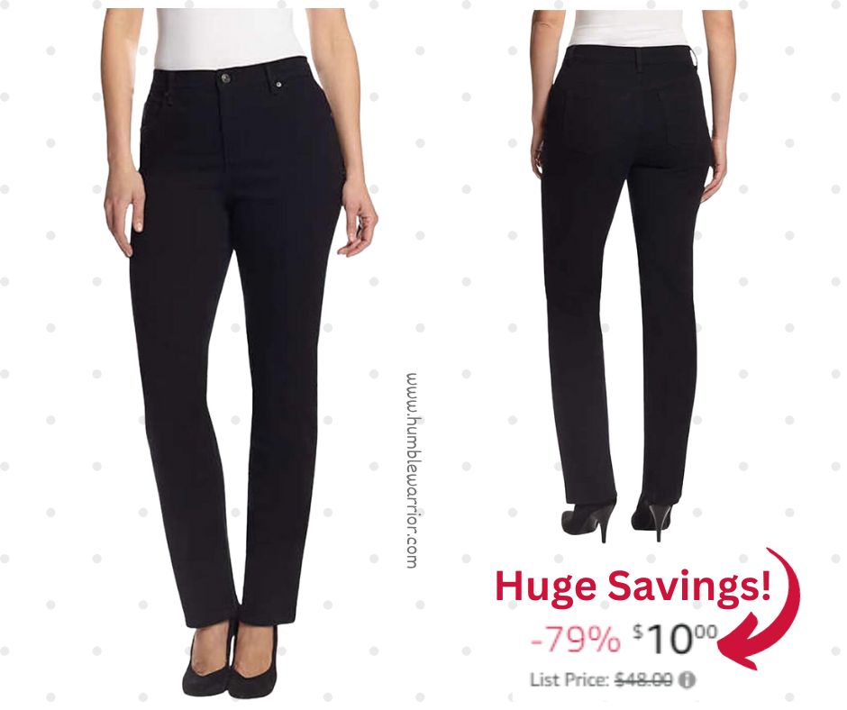 Gloria Vanderbilt Classic Amanda High Rise Tapered Jeans