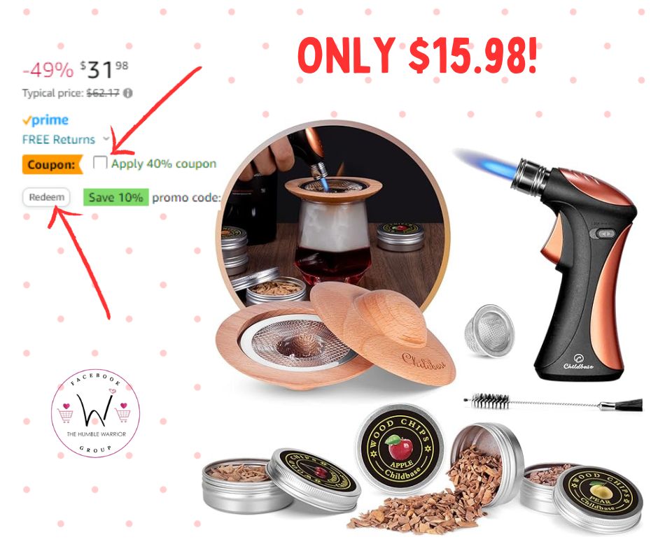 Smoker Kit for Whiskey and Bourbon Drinks